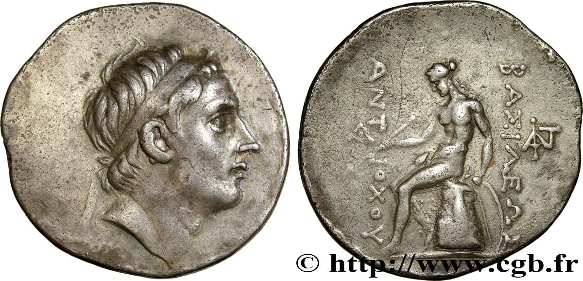 SYRIA - SELEUKID KINGDOM - ANTIOCHOS III THE GREAT Tétradrachme AU/XF
