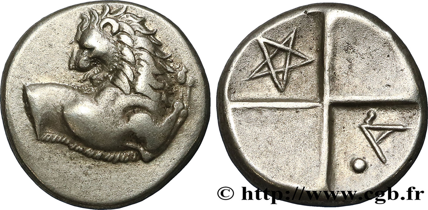 THRACE - CHERCHONÈSE DE THRACE - CHERRONESOS Hemidrachme ou tetrobole SUP