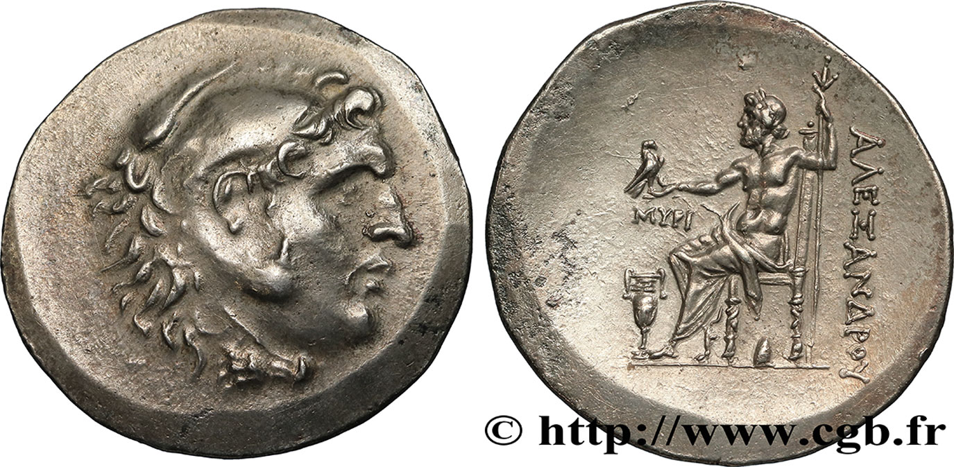 ÉOLIDE - MYRHINA Tétradrachme SUP