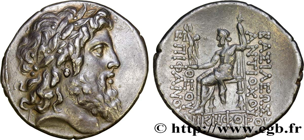 SYRIA - SELEUKID KINGDOM - ANTIOCHOS IV EPIPHANES Tétradrachme AU/AU