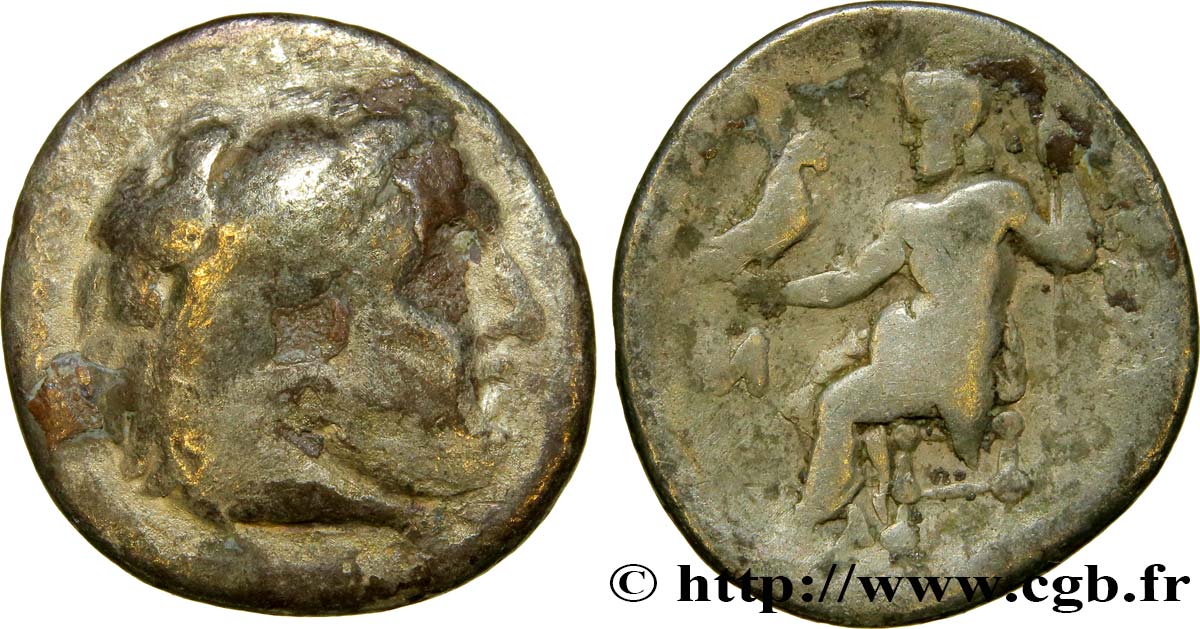 MACEDONIA - KINGDOM OF MACEDONIA - PHILIPP III ARRHIDAEUS Drachme F