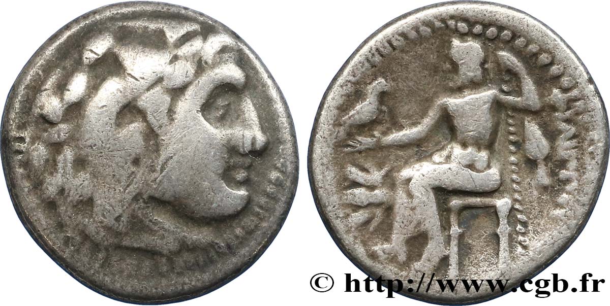 MACEDONIA - MACEDONIAN KINGDOM - PHILIPP III ARRHIDAEUS Drachme VF