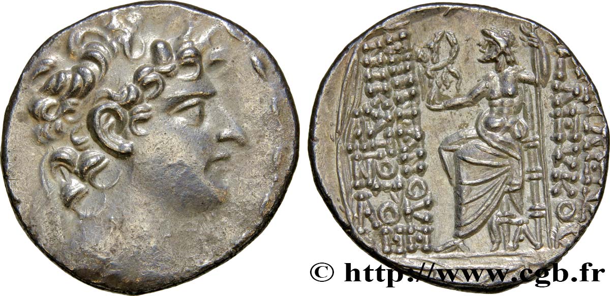 SYRIA - SELEUCID KINGDOM - SELEUCOS VI NICATOR Tétradrachme AU/MS