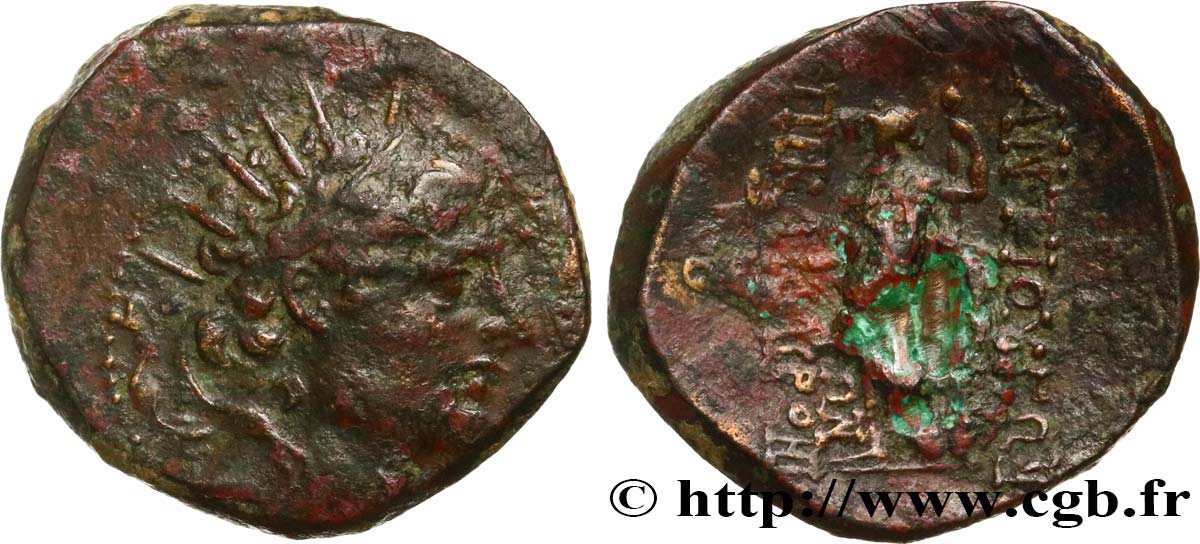 SYRIA - SELEUKID KINGDOM - ANTIOCHUS IV EPIPHANES Dichalque VF