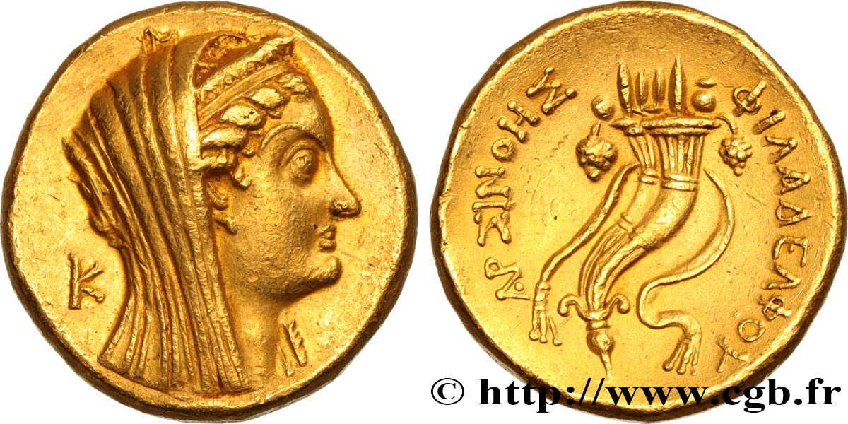 EGYPT - LAGID OR PTOLEMAIC KINGDOM - PTOLEMY VI PHILOMETOR Octodrachme d’or (mnaieon) AU