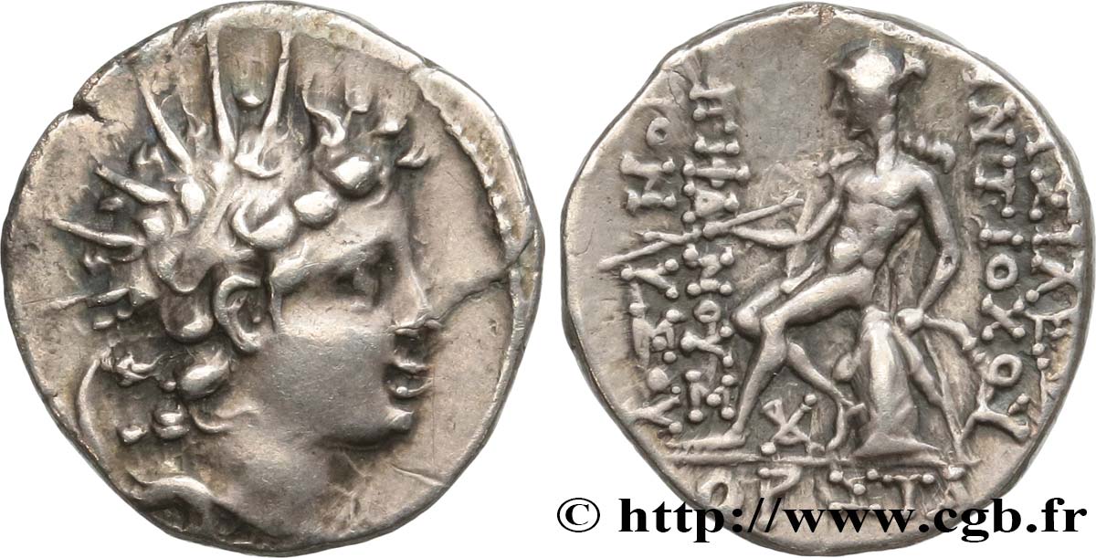 SYRIA - SELEUKID KINGDOM - ANTIOCHOS VI DIONYSOS Drachme AU