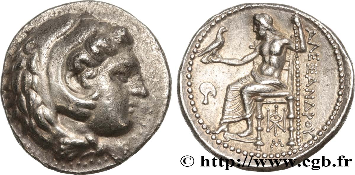 MACEDONIA - MACEDONIAN KINGDOM - ALEXANDER III THE GREAT Tétradrachme AU/MS