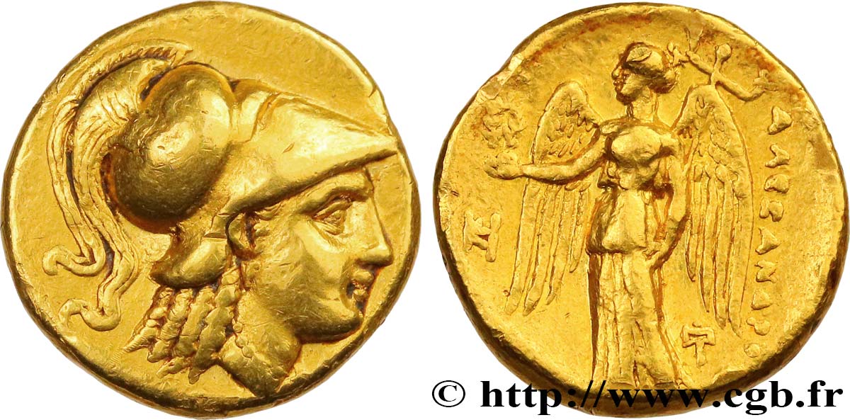 MACEDONIA - KINGDOM OF MACEDONIA - PHILIPP III ARRHIDAEUS Statère d or AU/XF
