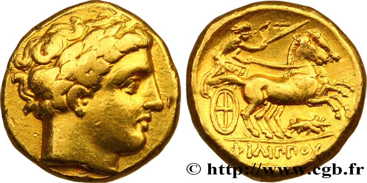 MACEDONIA - MACEDONIAN KINGDOM - PHILIP II Statère d or AU