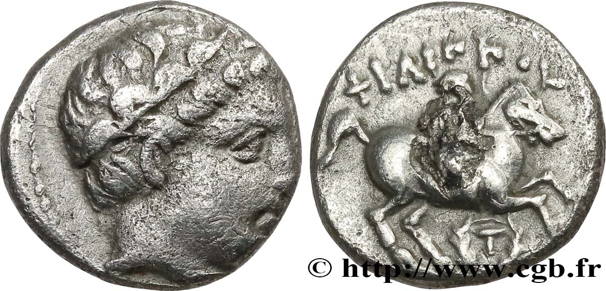 MACEDONIA - MACEDONIAN KINGDOM - PHILIPP III ARRHIDAEUS Cinquième de tétradrachme XF