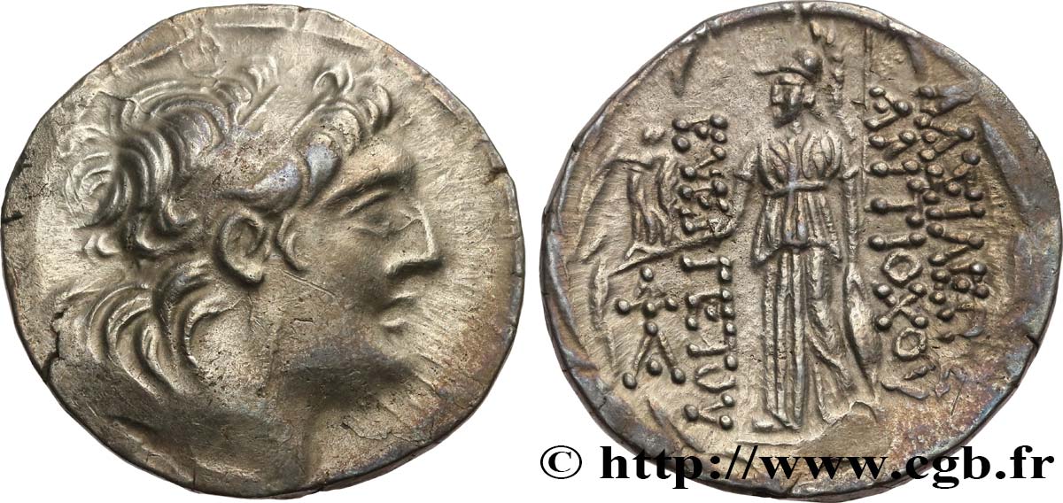 SYRIA - SELEUKID KINGDOM - ANTIOCHOS VII SIDETES Tétradrachme XF/AU