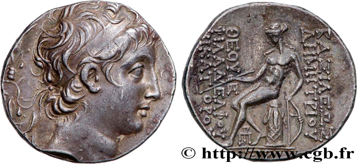 SYRIA - SELEUKID KINGDOM - DEMETRIOS II NIKATOR Tétradrachme MS/AU
