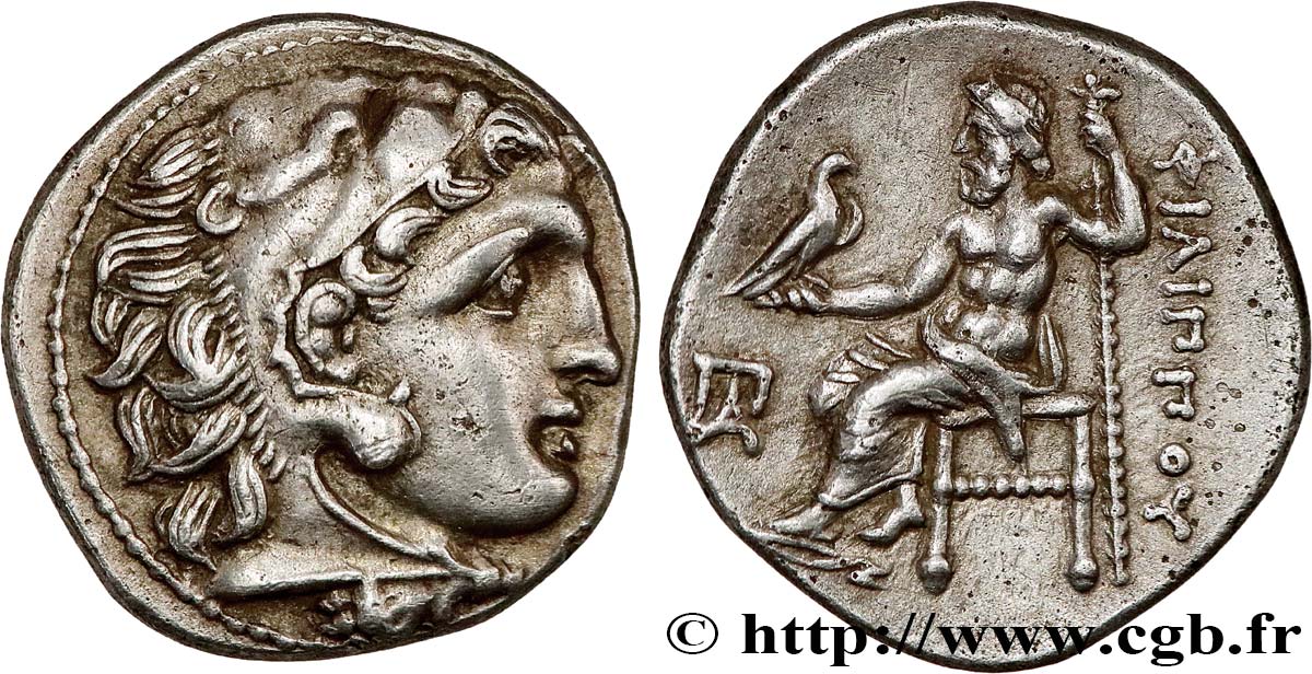 MACEDONIA - MACEDONIAN KINGDOM - PHILIP III ARRHIDAEUS Drachme MS