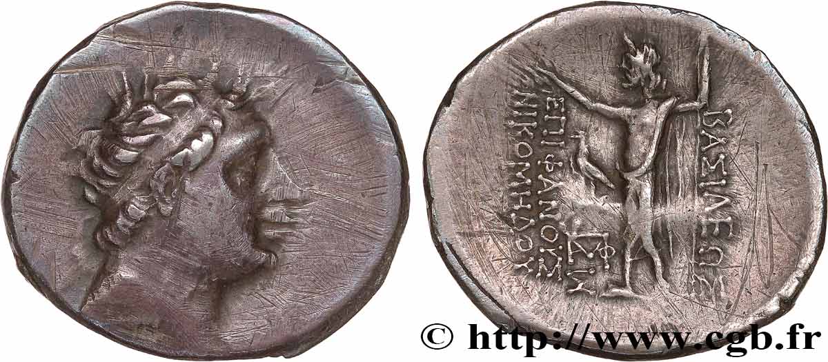 BITHYNIA - BITHYNIAN KINGDOM - NIKOMEDES III EVERGETES Tétradrachme XF
