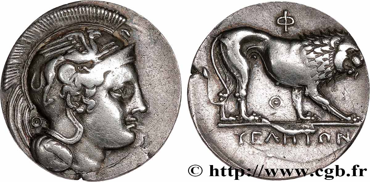 LUCANIE - VÉLIA Nomos, statère ou didrachme TTB+