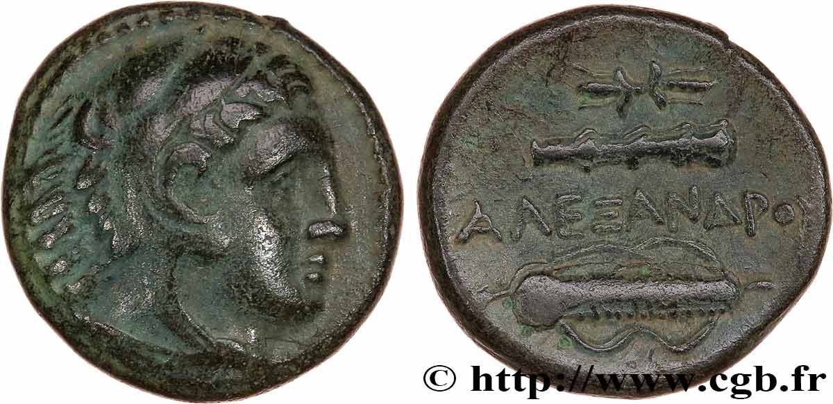 MACÉDOINE - ROYAUME DE MACÉDOINE - ALEXANDRE III LE GRAND Unité TTB+/SUP