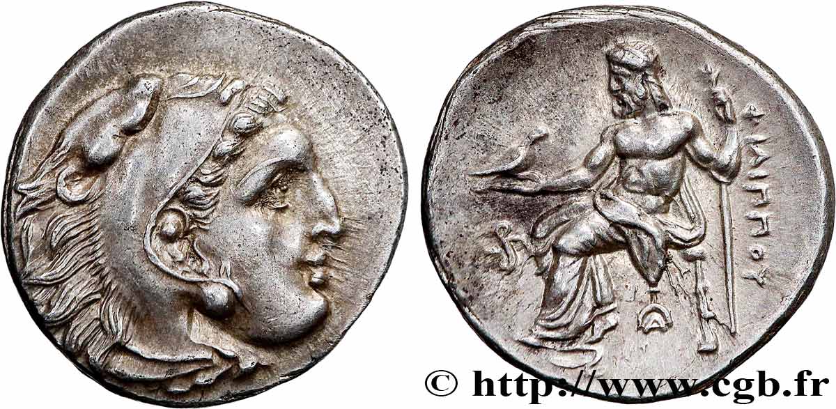 MACEDONIA - MACEDONIAN KINGDOM - PHILIPP III ARRHIDAEUS Drachme MS