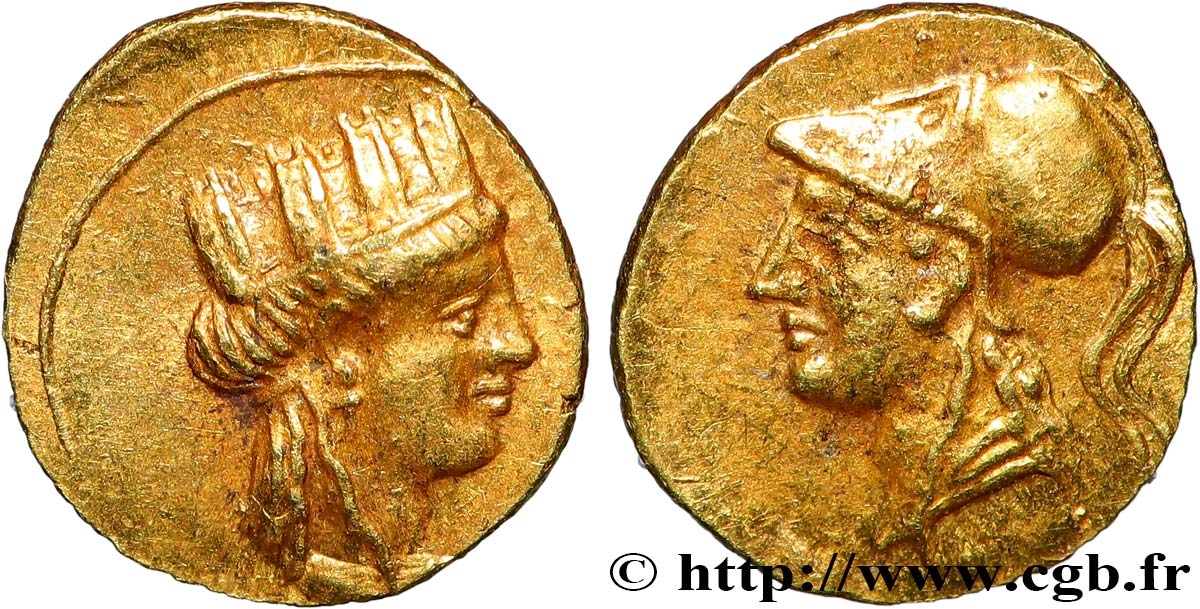 CYPRUS - KINGDOM OF CYPRUS - SALAMIS - EVAGORAS II 1/12 de statère EBC