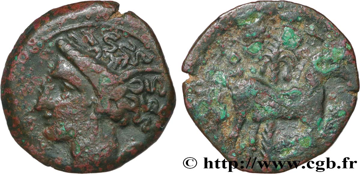 ZEUGITANIA - CARTAGO Unité de bronze BC+/BC