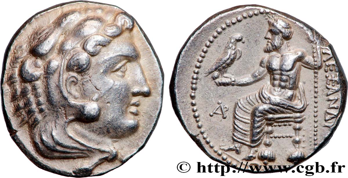 MACEDONIA - MACEDONIAN KINGDOM - ALEXANDER III THE GREAT Tétradrachme AU/MS
