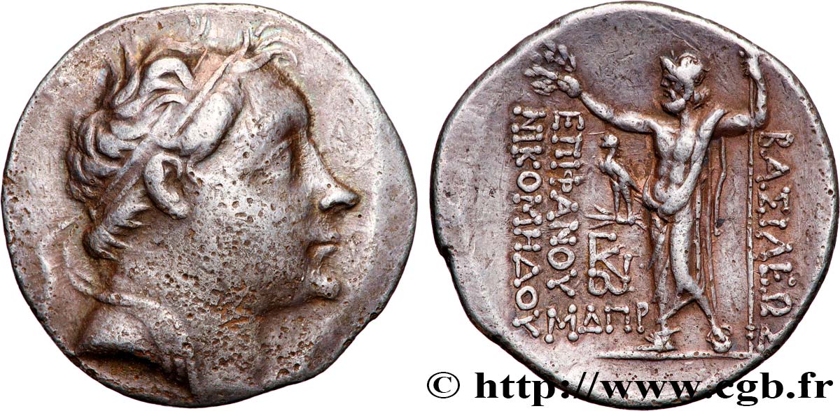 BITHYNIA - BITHYNIAN KINGDOM - NICOMEDES III EUERGETES Tétradrachme AU/AU