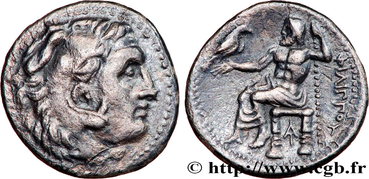 MACEDONIA - MACEDONIAN KINGDOM - PHILIPP III ARRHIDAEUS Drachme AU