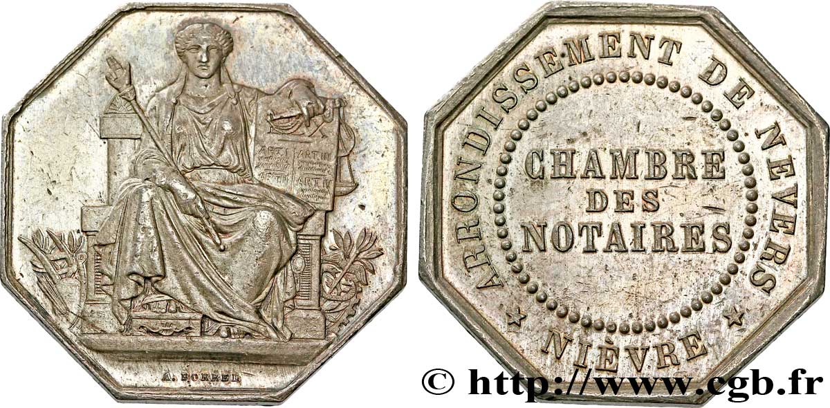 19TH CENTURY NOTARIES (SOLICITORS AND ATTORNEYS) Notaires de Nevers AU