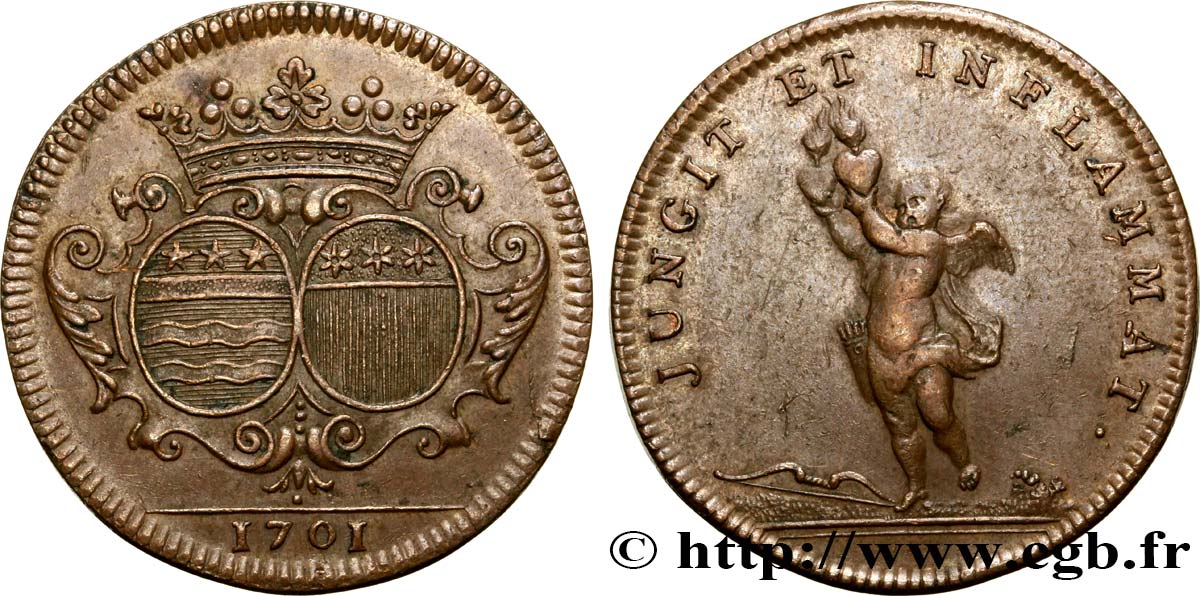 PICARDIE - NOBLESSE ET VILLES Ch. Barentin d’Hardivilliers et Reine de Montchal TTB+