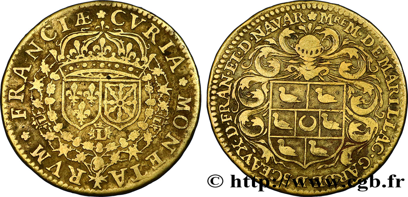 COUR DES MONNAIES DE PARIS Michel de Marillac TB+