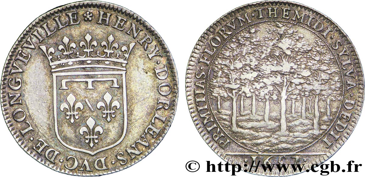 ILE DE FRANCE - VILLES et NOBLESSE Henri II d Orléans - Longueville TTB