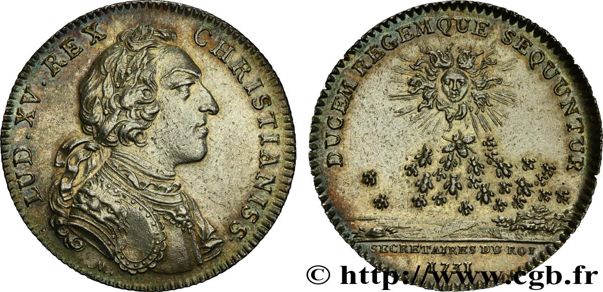 SECRÉTAIRES DU ROI Émission de 1745 SUP