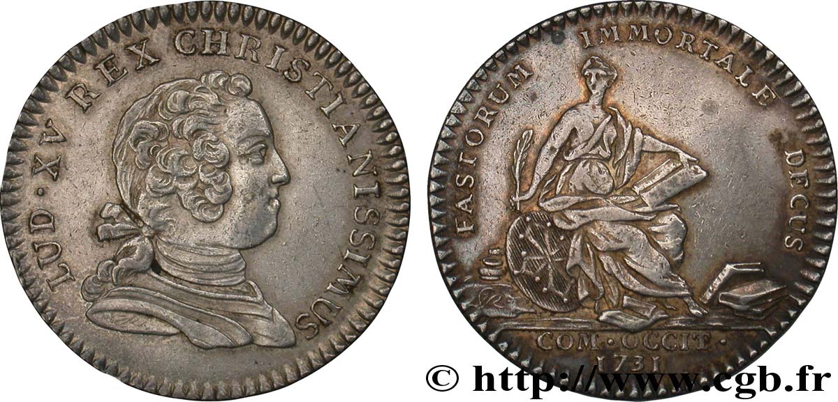 LANGUEDOC (ÉTATS DE ...) Jeton AR 31, publication de l’Histoire du Languedoc, volume 1 TTB+