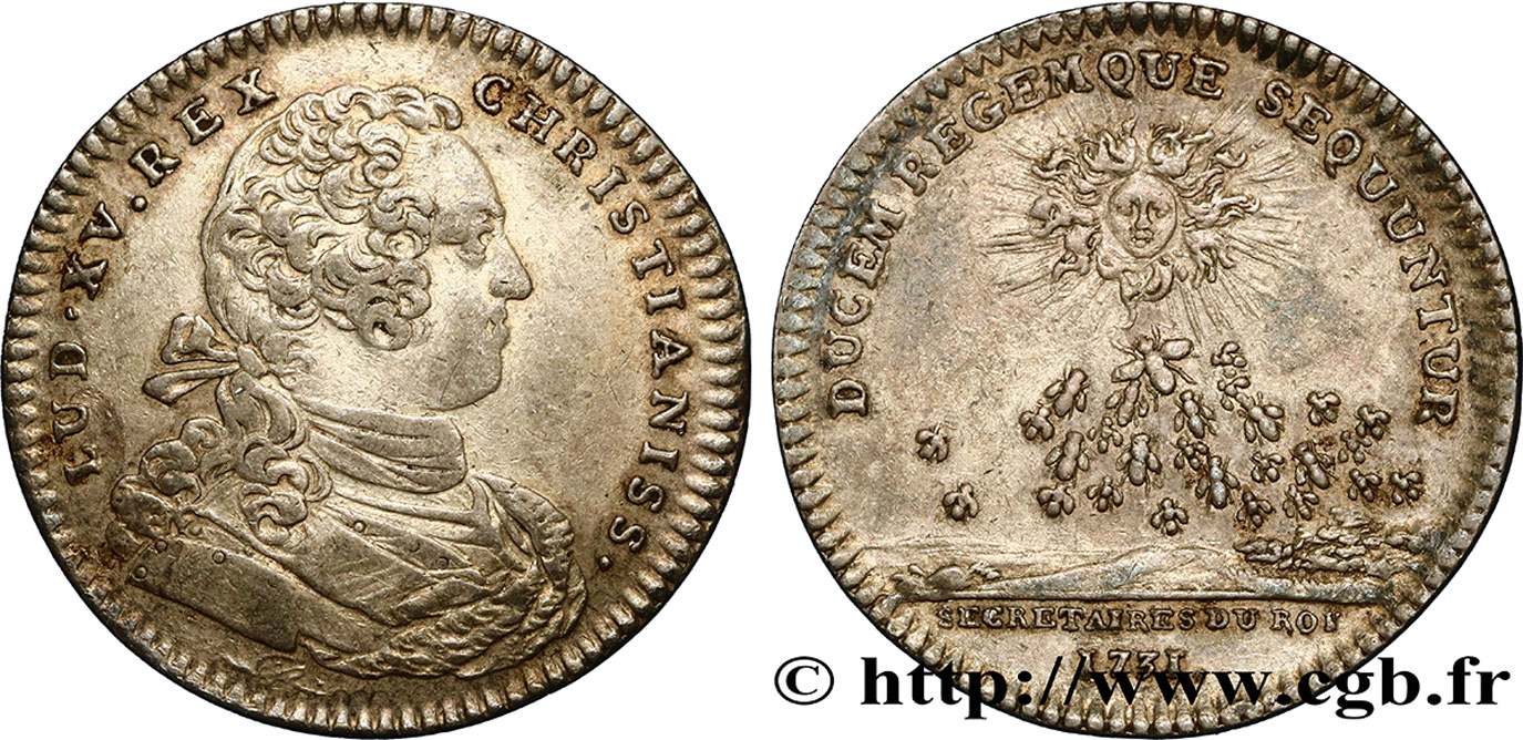 SECRÉTAIRES DU ROI Émission de 1733 TTB