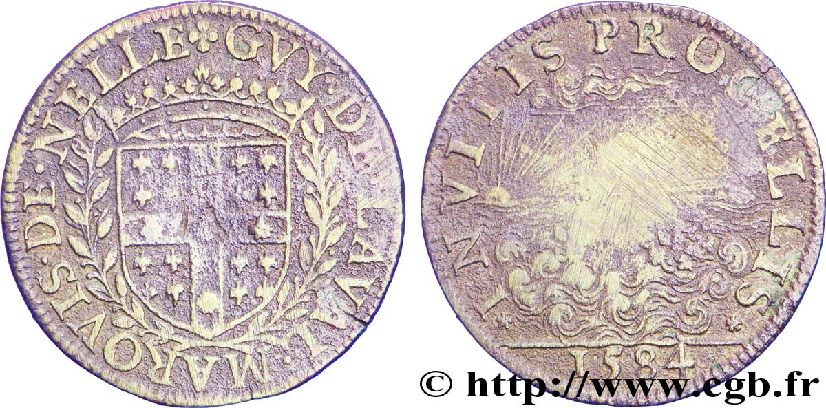 BRETAGNE (NOBLESSE DE...) Guy de Laval, marquis de Nesle ou Nelle TB