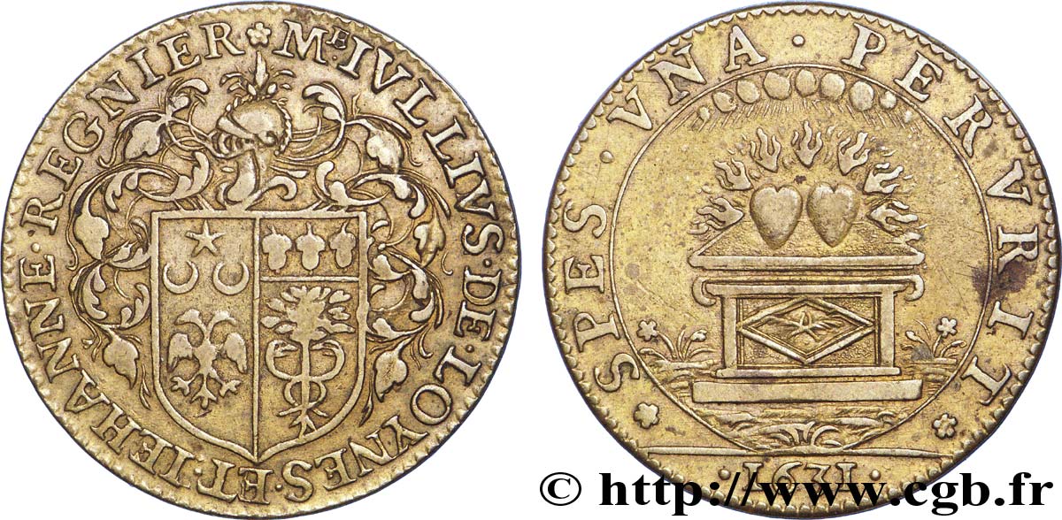 ILE DE FRANCE - VILLES et NOBLESSE Jules de Loynes et Jeanne Régnier TB