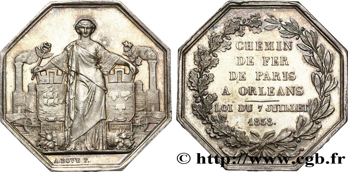 TRANSPORTATION (TRAINS, BUSES, TRAMS, BOATS, ETC.) CHEMIN DE FER DE PARIS A ORLEANS MS
