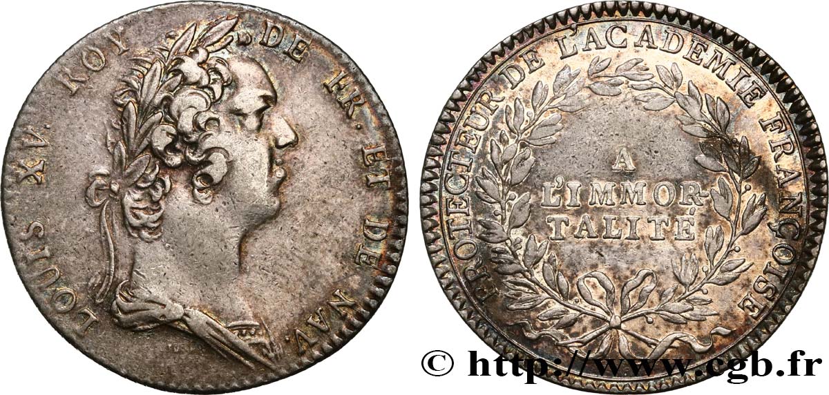 ACADÉMIE FRANÇAISE Académie française, émission de 1732 TTB