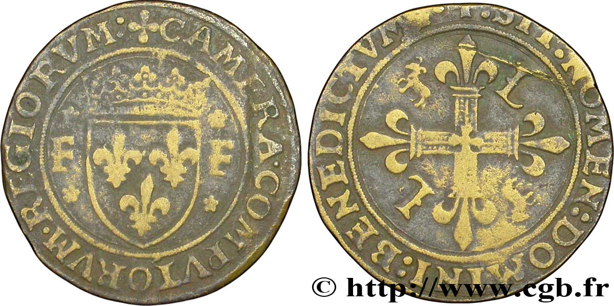 CHAMBRE DES COMPTES DU ROI Jeton de compte TB+