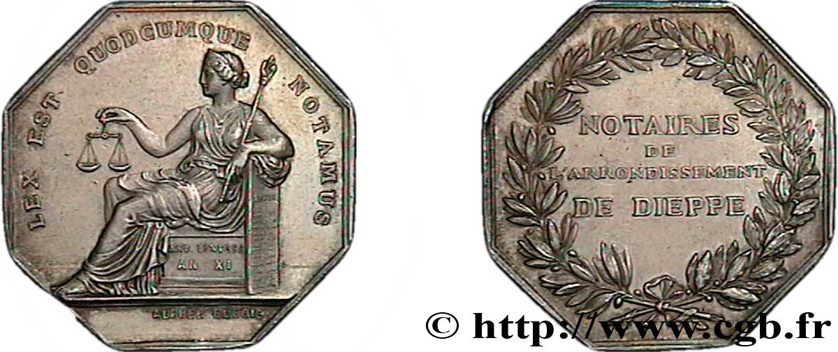 NOTAIRES DU XIXe SIECLE Notaires de Dieppe SUP