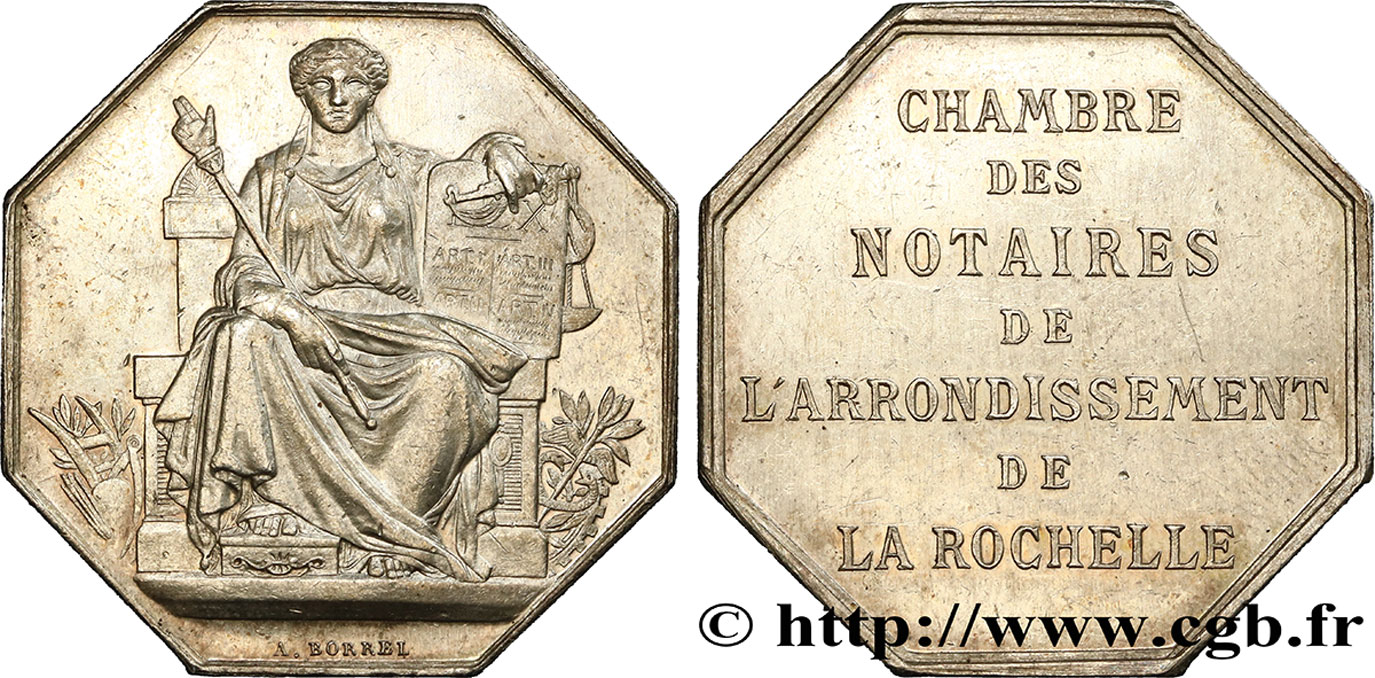 19TH CENTURY NOTARIES (SOLICITORS AND ATTORNEYS) Notaires de La Rochelle AU