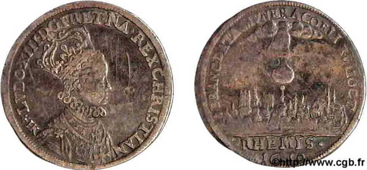 SACRE À REIMS Louis XIII TB+