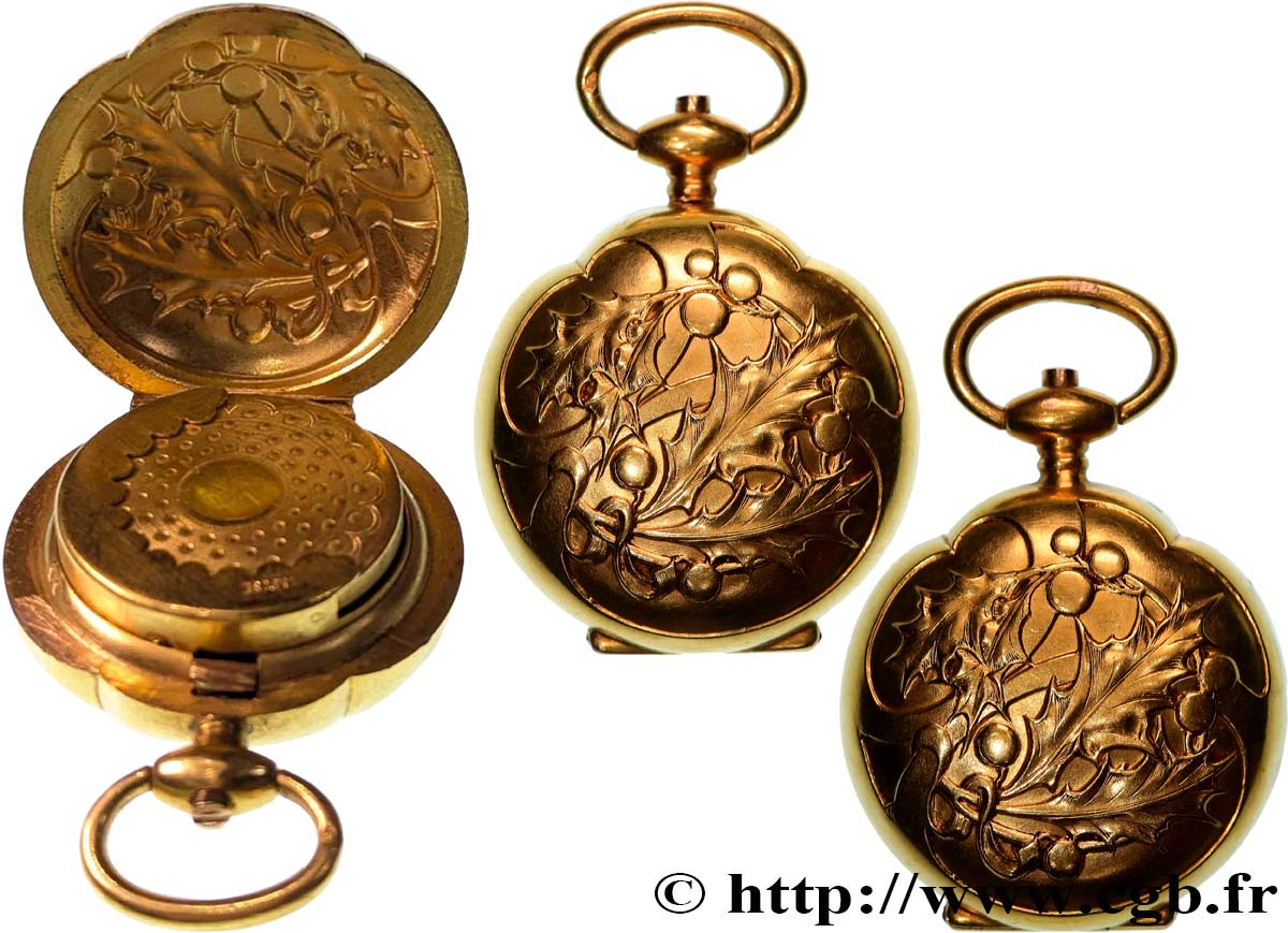 COIN PURSE, WALLET Porte-louis, branche de houx AU