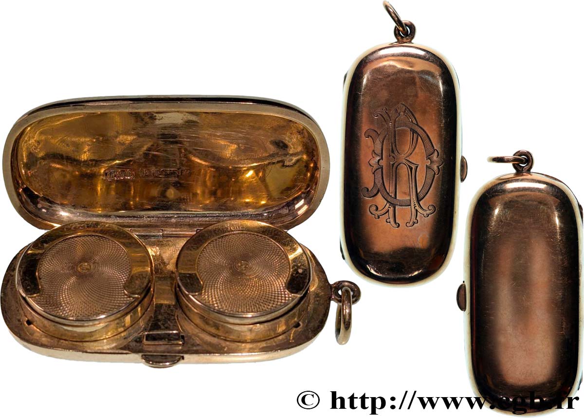 PORTE-LOUIS, PORTE-MONNAIE Porte-louis, Monogrammé TTB+