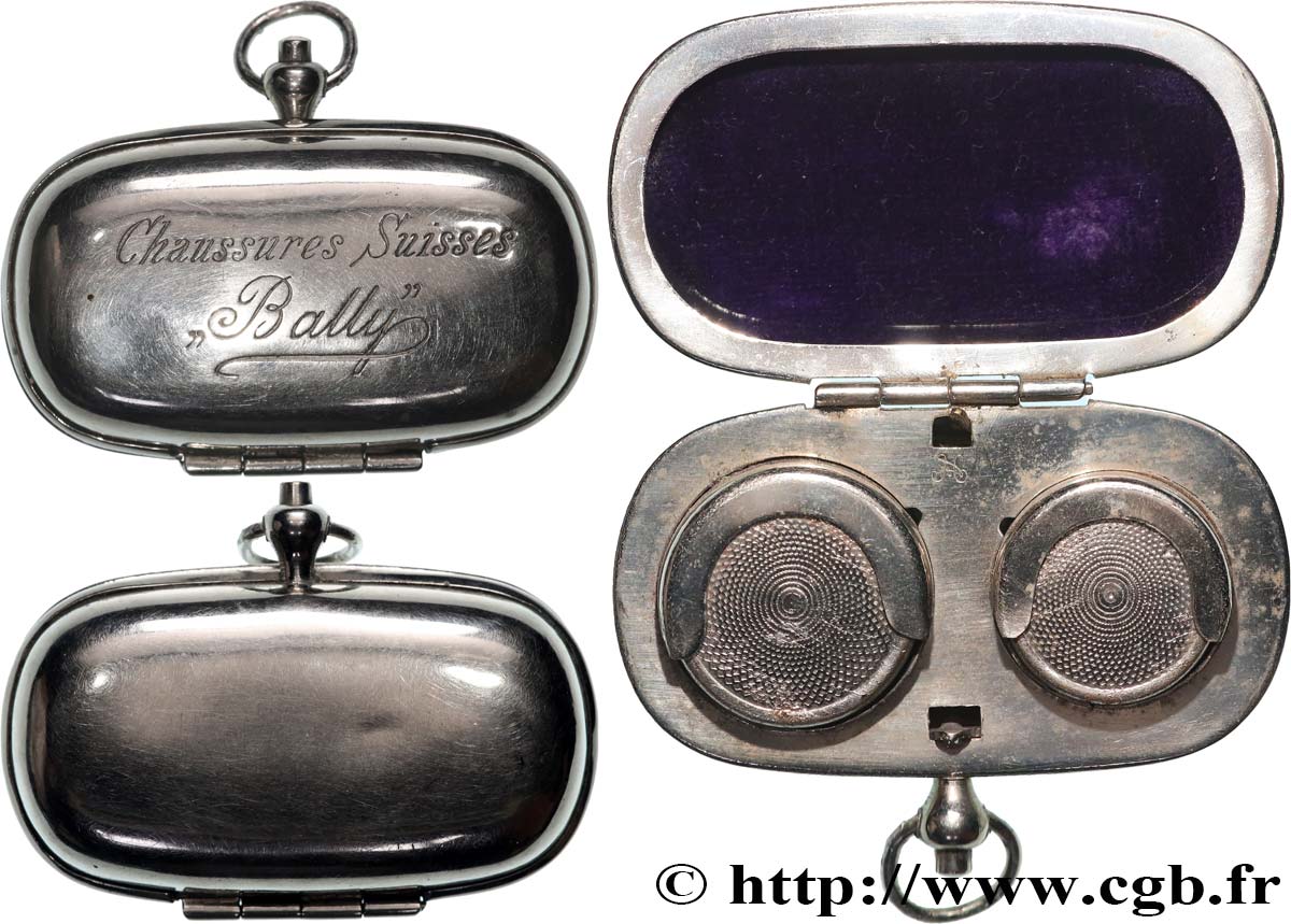 PORTE-LOUIS, PORTE-MONNAIE Porte-louis, Publicitaire, Chaussures suisses Bailly TTB+