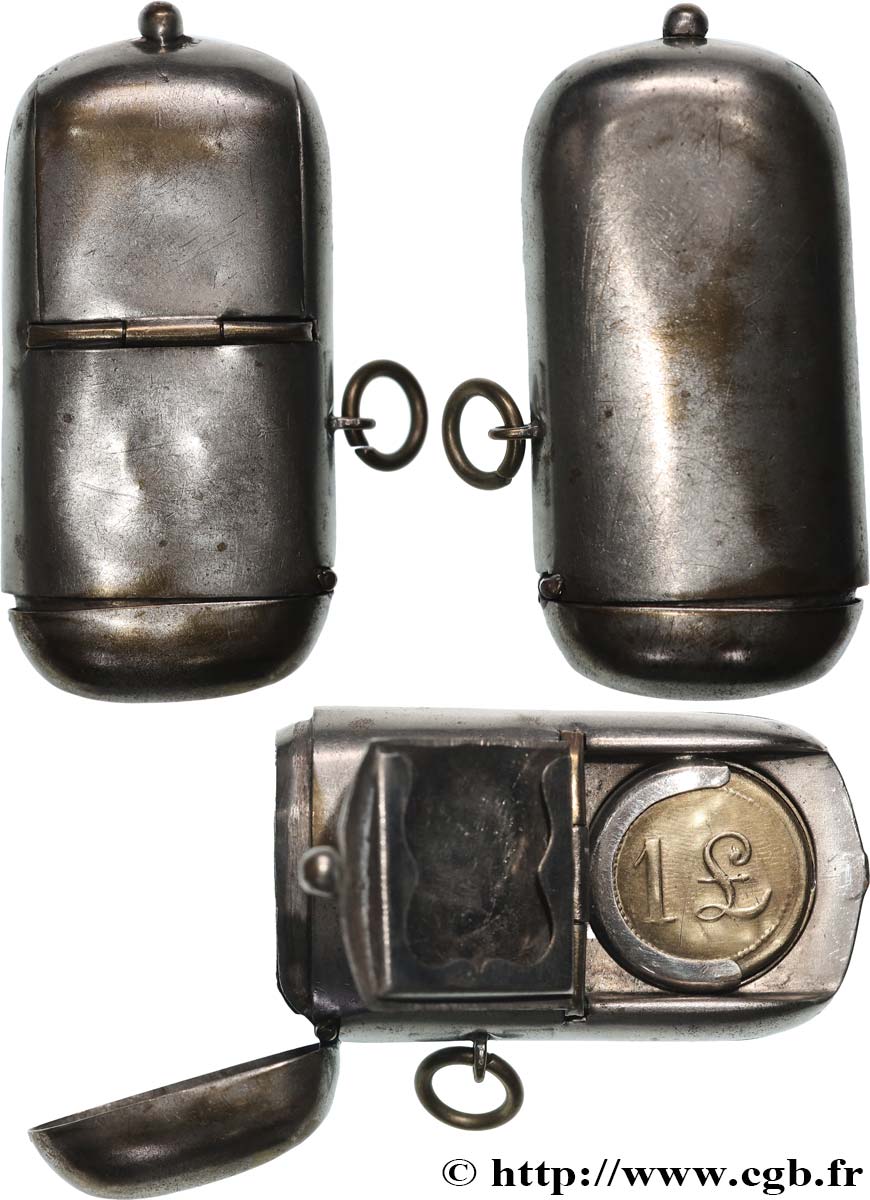 PORTE-LOUIS, PORTE-MONNAIE Porte-louis, boîte d’allumettes, Royaume-Uni TTB