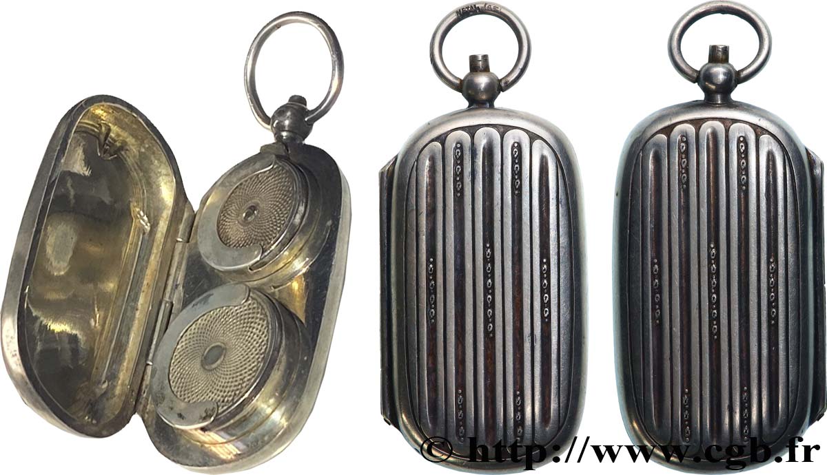 PORTE-LOUIS, PORTE-MONNAIE Porte-louis, Cannelures fleuries TTB