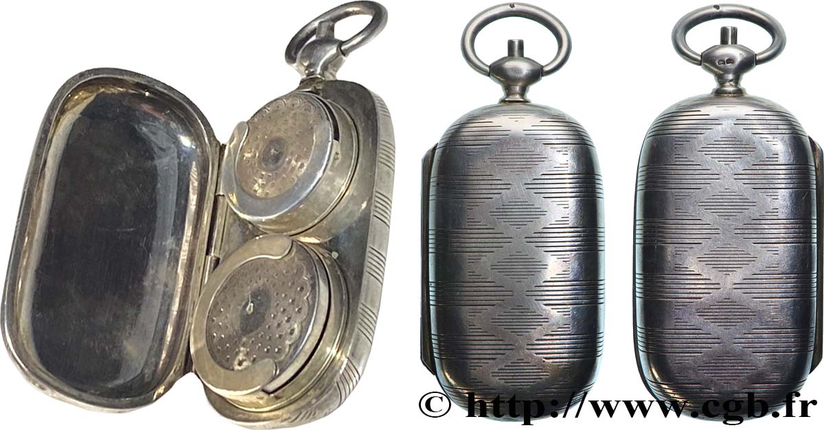 PORTE-LOUIS, PORTE-MONNAIE Porte-louis, Rayures et losanges TTB+