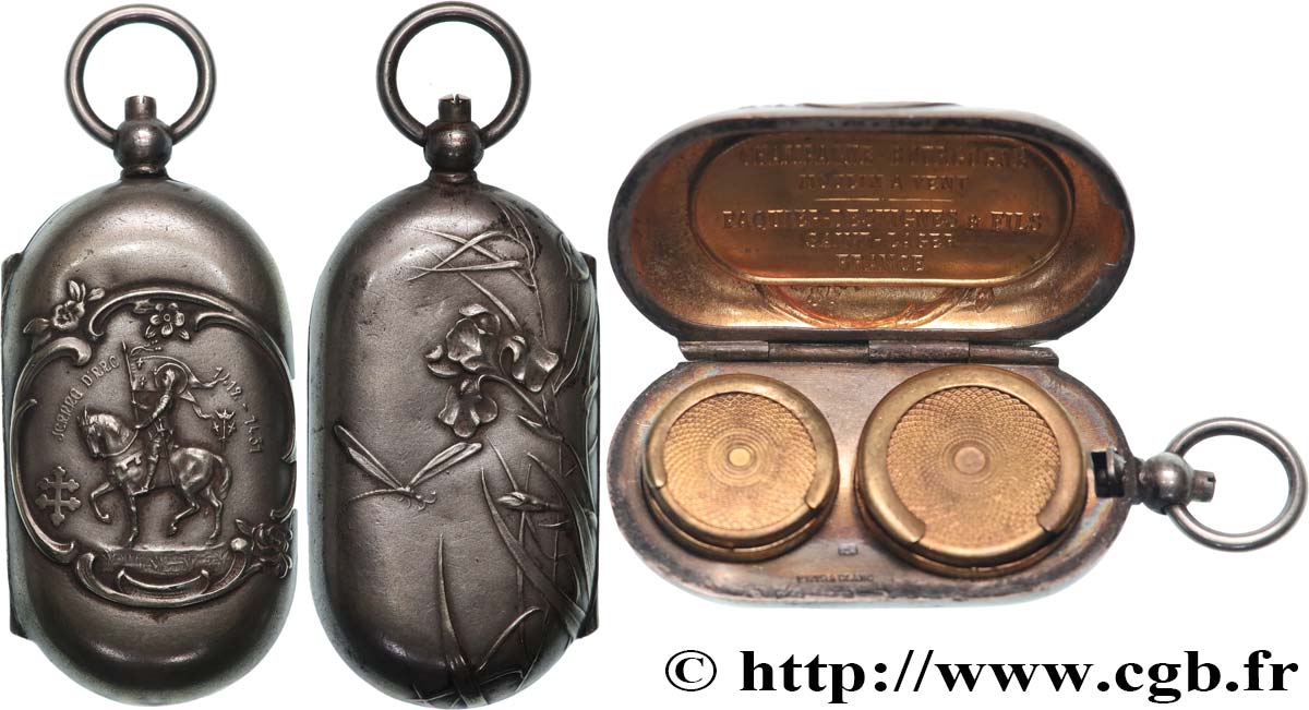 PORTE-LOUIS, PORTE-MONNAIE Porte-Louis, Jeanne d’arc à cheval, Champagne Paquier-Desvignes & fils TTB+