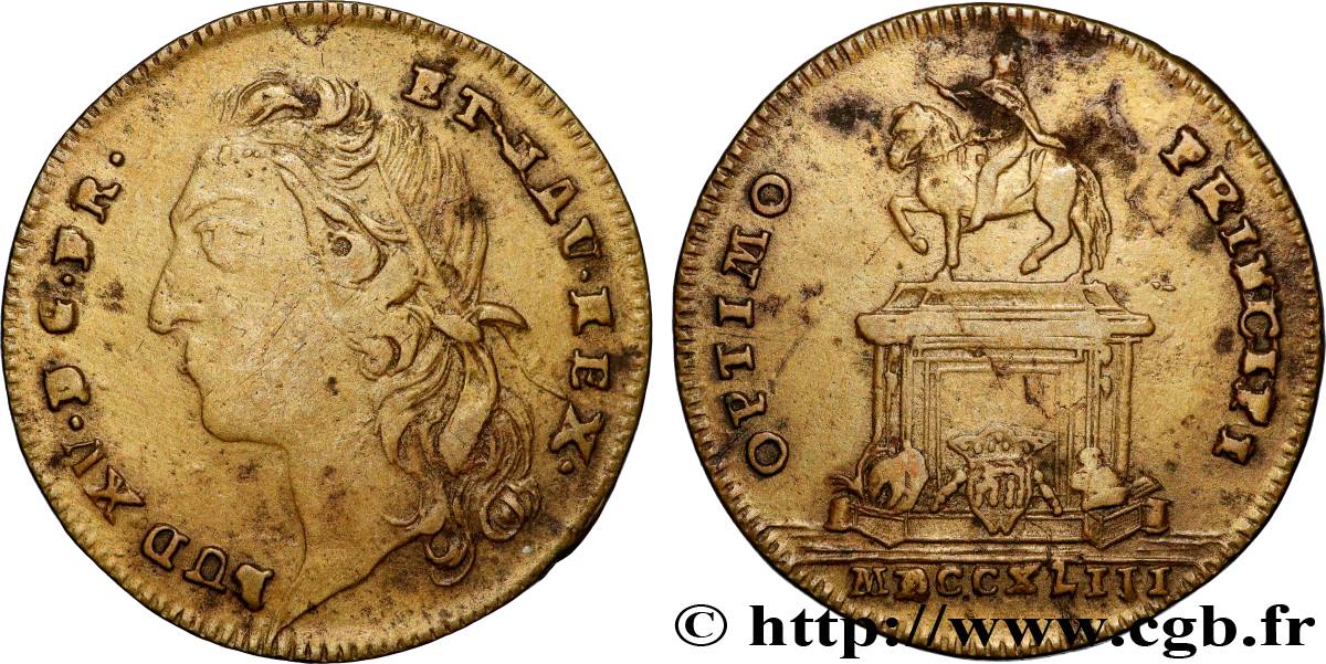 BORDEAUX Statue de Louis XV à Bordeaux BC+