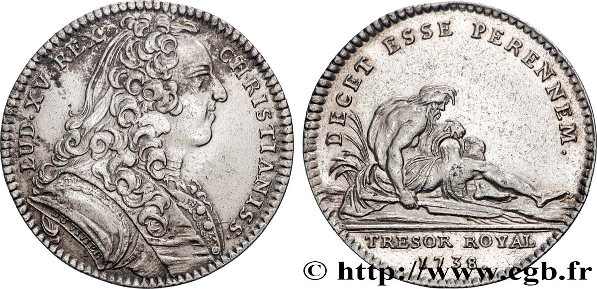 TRÉSOR ROYAL LOUIS XV TTB